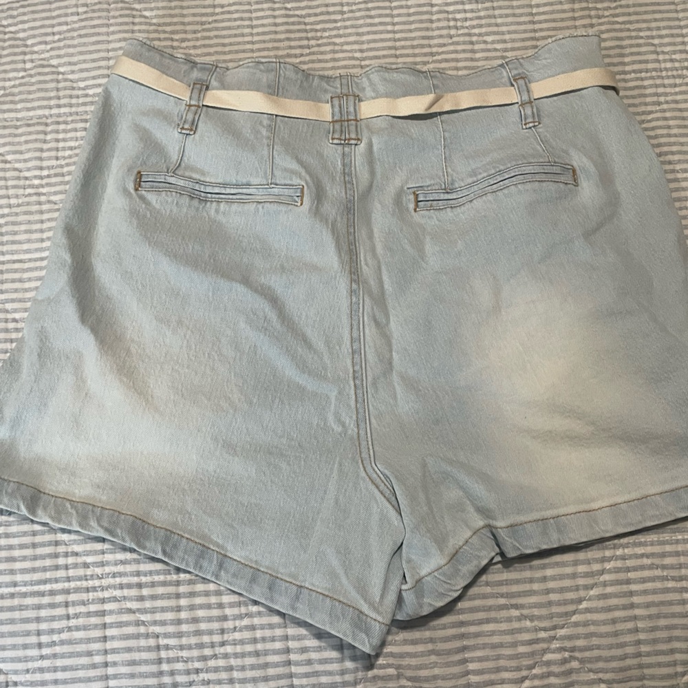 Kensie Light Blue Jean Shorts for Women